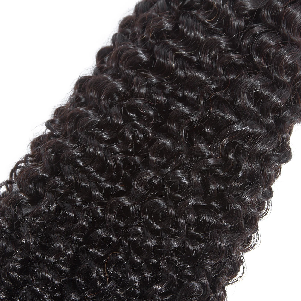 Queen hair Products Kinky Curly Weave человеческие волосы бразильские волосы пучки Remy человеческие 3 пучки волос для наращивания могут совпадать с закрытием