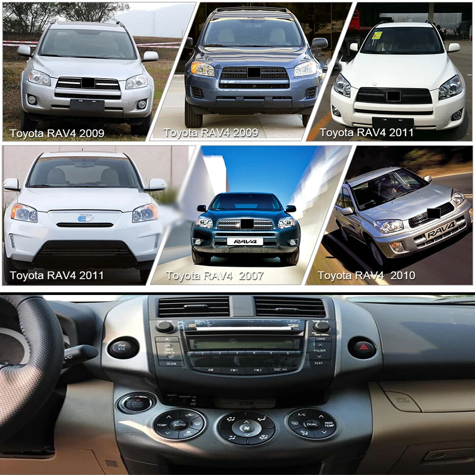 Cheap Car 2 din android GPS Navi For Toyota RAV4 2009 - 2012 autoradio navigation head unit multimedia 4Gb+64Gb Android 9.0 PX5 8-Core 1