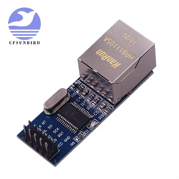 

10pcs CFsunbird Mini ENC28J60 Ethernet LAN Network Module 51 AVR SPI PIC STM32 LPC Wholesale