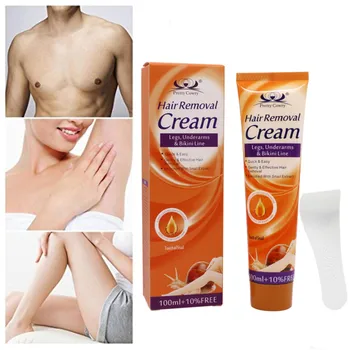 

Men Women Hair Removal Cream Natural Painless Depilatory Hair Removal Cream 110ML For Body Leg Armpit #Zer