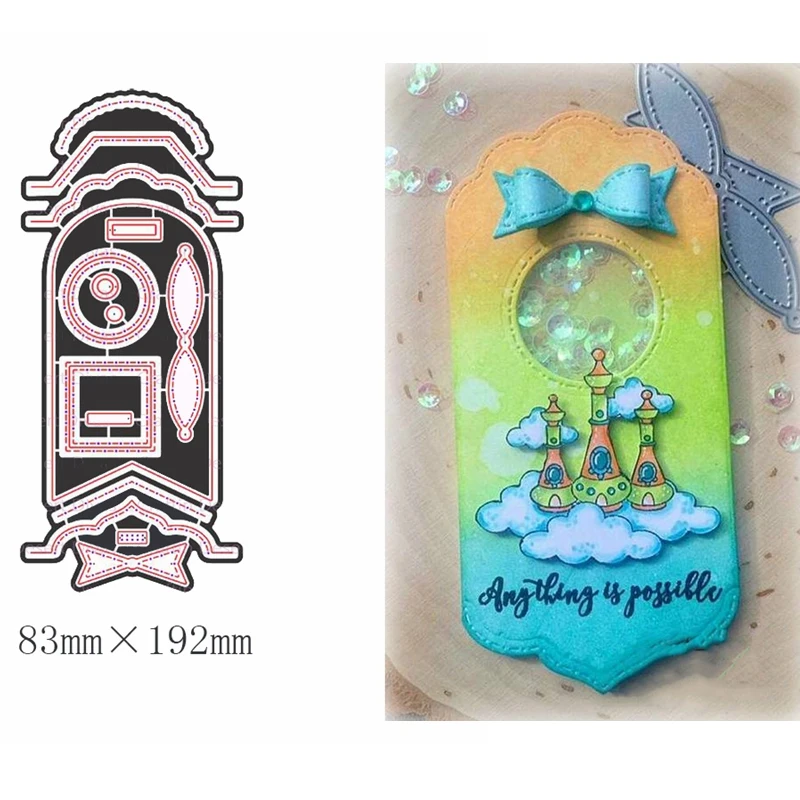 

Lovely Tag Metal Cutting Dies Scrapbooking DIY Template Craft Stencil Handicraft Embossing Decoration Die Cut Craft