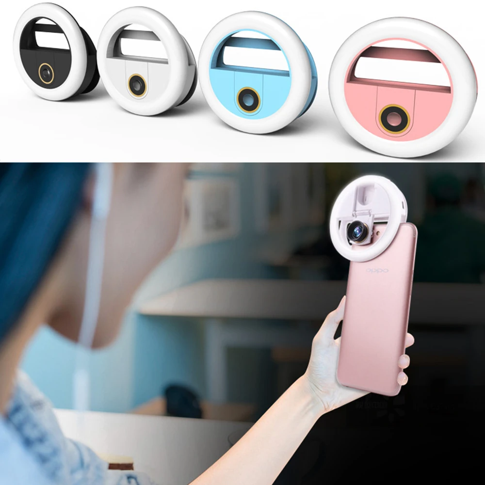

WQ16S Ring Light 0.63X Wide-Angle Tablet LED Fill-in Light Rechargeable Photography Camera Selfie Flash Lamp For Xiaomi IPads