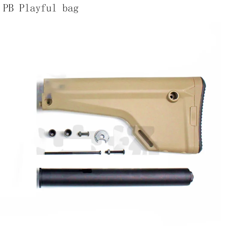 

PB Playful Outdoor shooting hobby tactics MOE SL butt BD556 lehui jinming8 water bullet gun nylon stock DIY accessories lol QD34