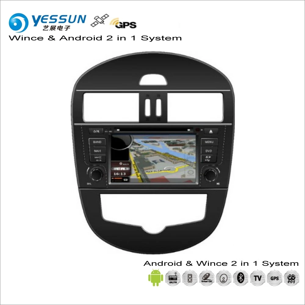 YESSUN For Nissan Tiida C12 20112016 Car Android Multimedia Radio CD
