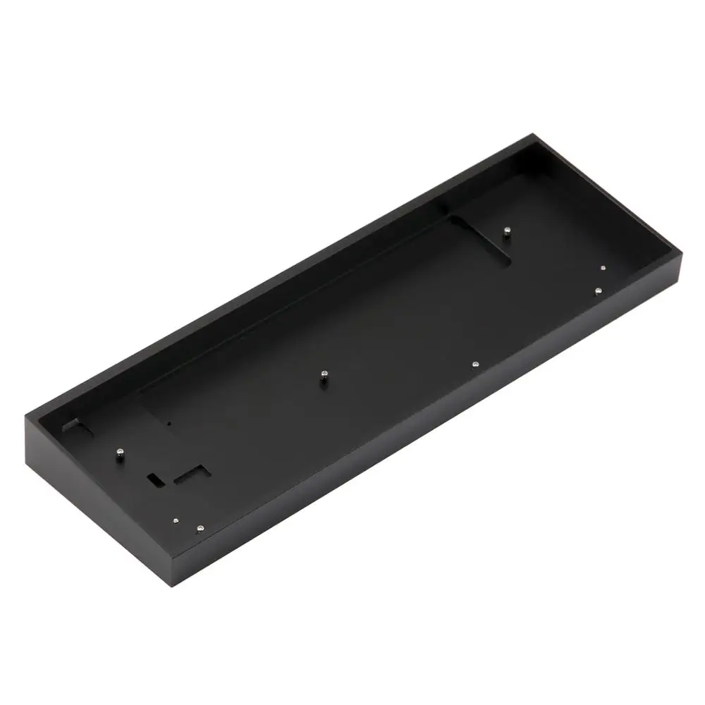 TOFU65 65% Aluminum case for custom mechanical keyboard fit TADA68 DZ65pcb - Цвет: Black