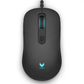 

Rapoo V22 gaming mouse 16 million color breathing lights Symmetrical design Skin-like surface Designed for MOBA games