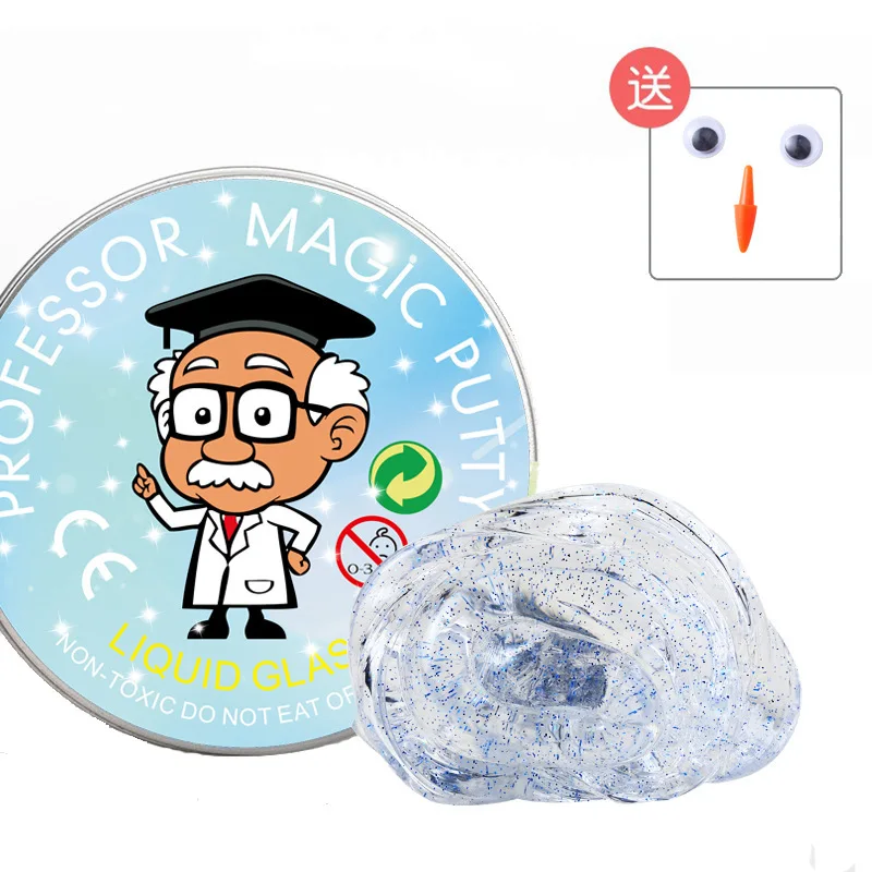 2019 Transparent Slime Toys Crystal Glue for Fluffy Putty Cloud Slime Plasticine Clay Light Polymer Kids Antistress Toy Gift (18)