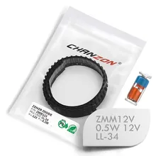 100 шт.) SMD Зенер диод 0,5 Вт 12 В ZMM12V ZMM12 LL-34(SOD-80 MiniMELF/1206) 0,5 Вт 12 вольт ZMM 12 В