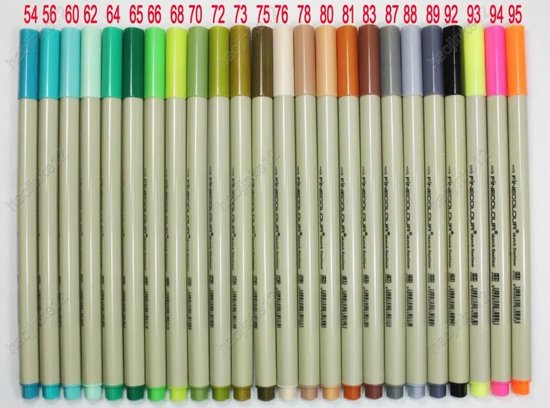 1 шт. FINECOLOUR Sketch Fineliner Marke Micron ручка 0,3 мм 48 цветов EF300