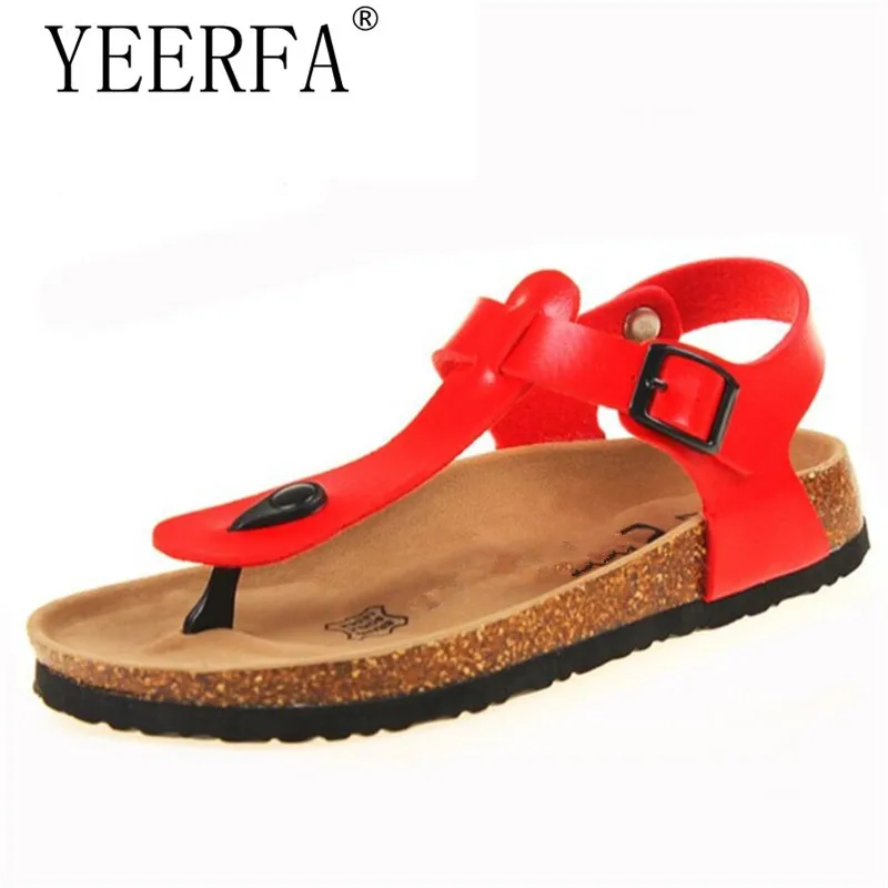 

YIERFA Fashion Cork Slipper Sandals 2019 New Summer Women Patchwork Beach Slides Double Buckle Flip Flops Shoe white purple red