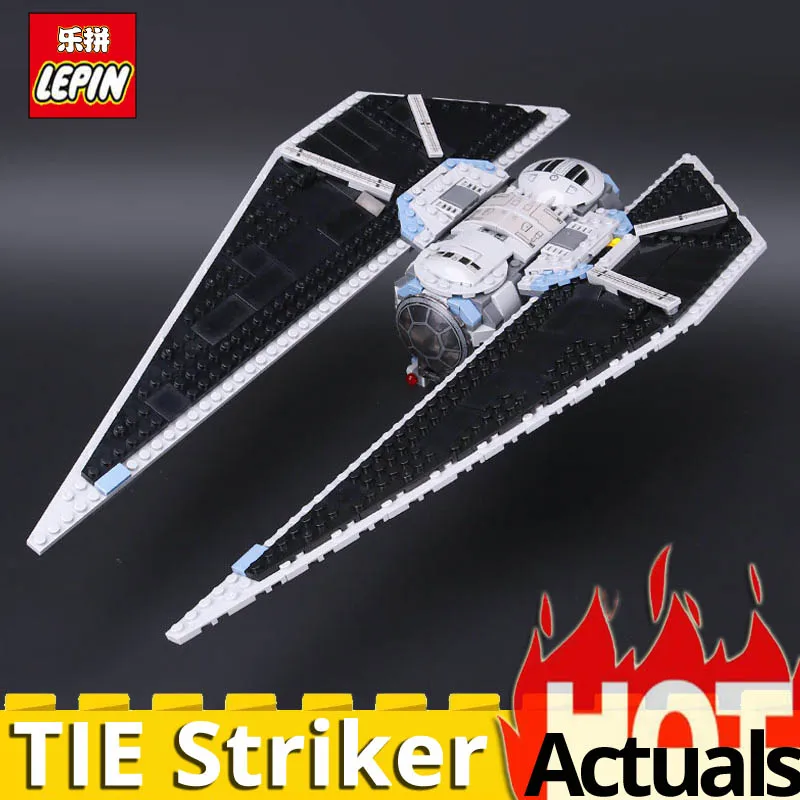 

Lepin 05048 Star Series Wars The TIE Striker fighter Building Blocks Bricks Educational Children Toys Compatible with 75154 DIY