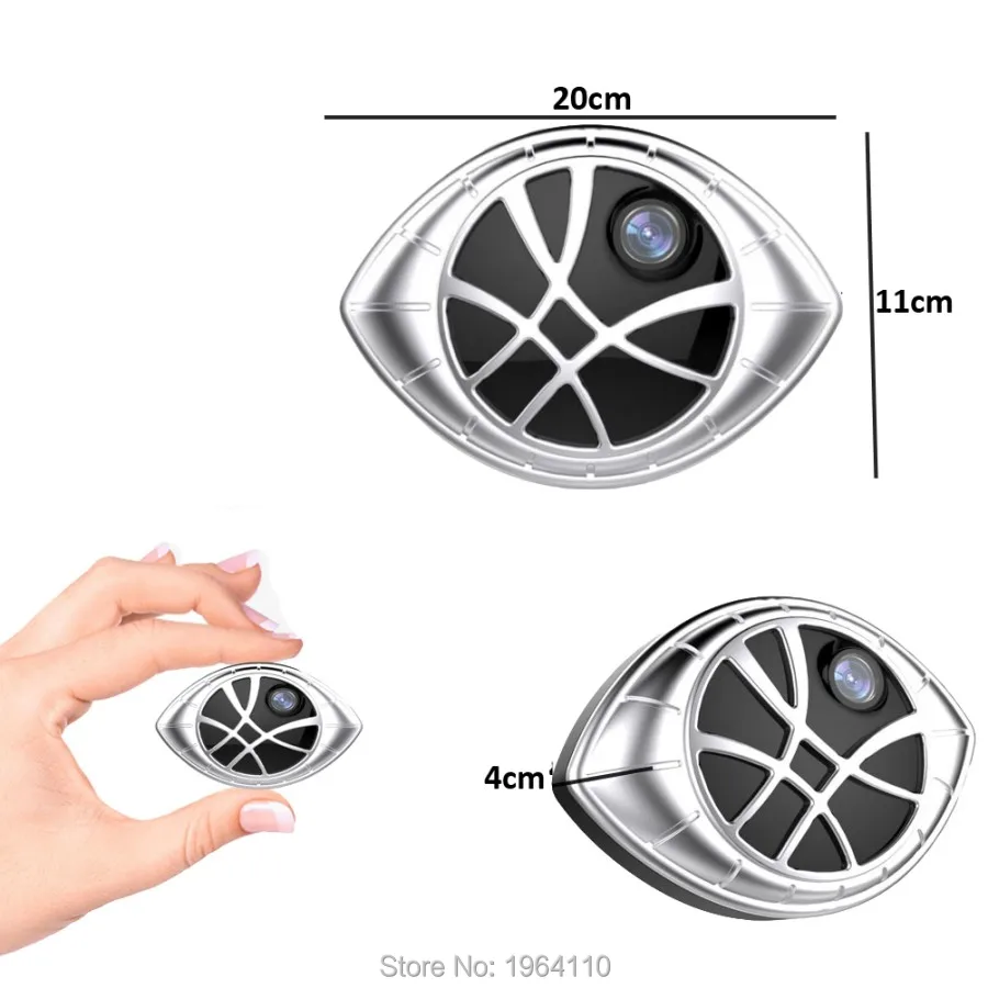 Super Mini Portable Magnetic WiFi Security DVR Camera Motion Detection & Magnetic Bracket Universal Installation size
