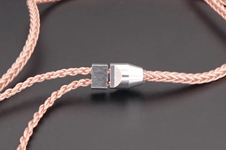 LN006277 Full Metal Headphone Audio Y Splitter Adapter For Pure Silver Flat DIY Custom Cable Dia 3mm 6mm 2 8mm 5 8mm
