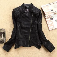 HOT Style ! Spring 2014 Ladies’ Leather Clothing Women’s Slim stand collar Soft Short Leather Jacket Coat ! M-3XL free shipping