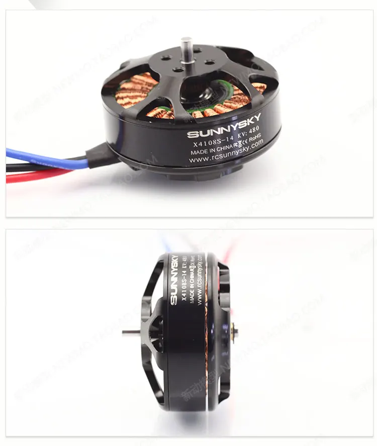 4 шт./лот sunnysky X4108S 380KV 480KV 600KV 690KV Outrunner бесщеточный двигатель для многороторного самолета многоосевой двигатель дисковый двигатель