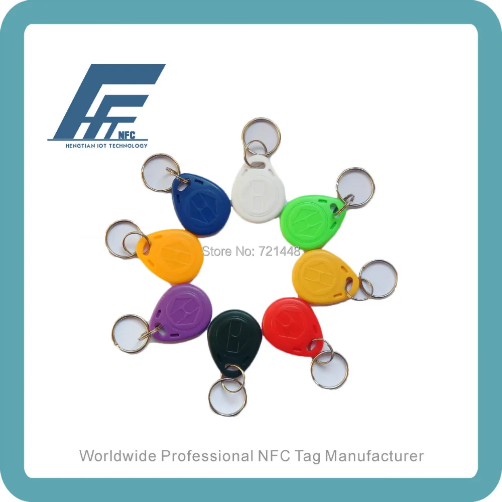 nfc ȭ ntag213   ݿ  ִ 100 pcs nfc keyfobs  Ű ü