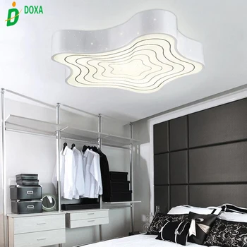 

Modern LED Iron shape Ceiling Light Mounted Ceiling Lamp Mounted Ceiling Luatre lamparas de techo abajur for Home Decoration