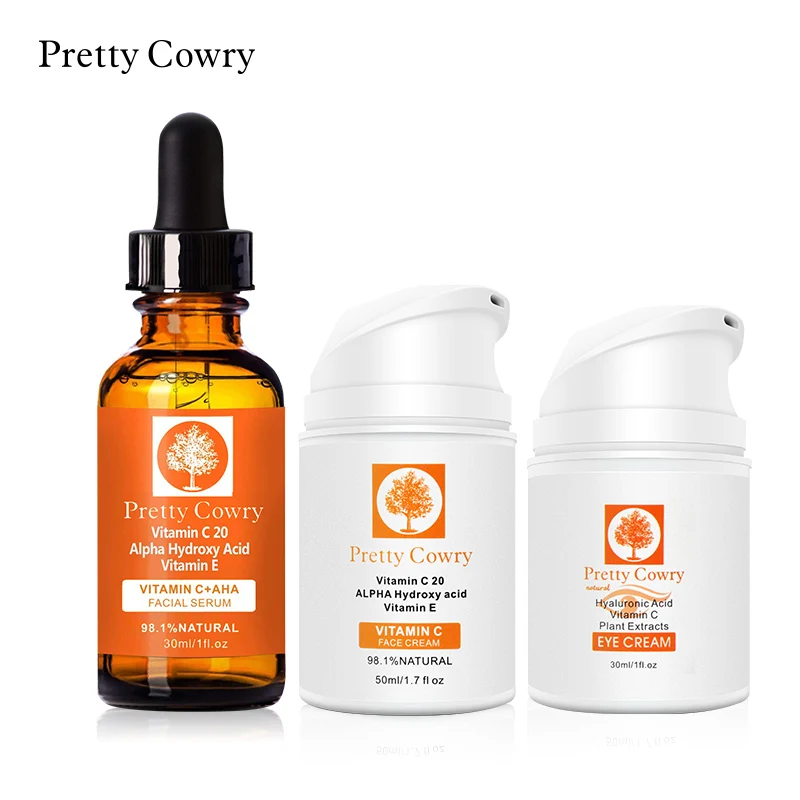 skin care set Красивый набор для ухода за кожей Каури Увлажняющий Осветляющий омолаживающий отбеливающий и увлажняющий с гиалуроновой кислотой корейский набор для ухода за лицом - Вес нетто: skin care set