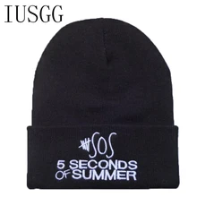 Вязаные печатные буквы sos 5 секунд sunmmer мужские и женские лыжные теплые зимние шапки вязаные шапочки для катания на коньках женские шапочки