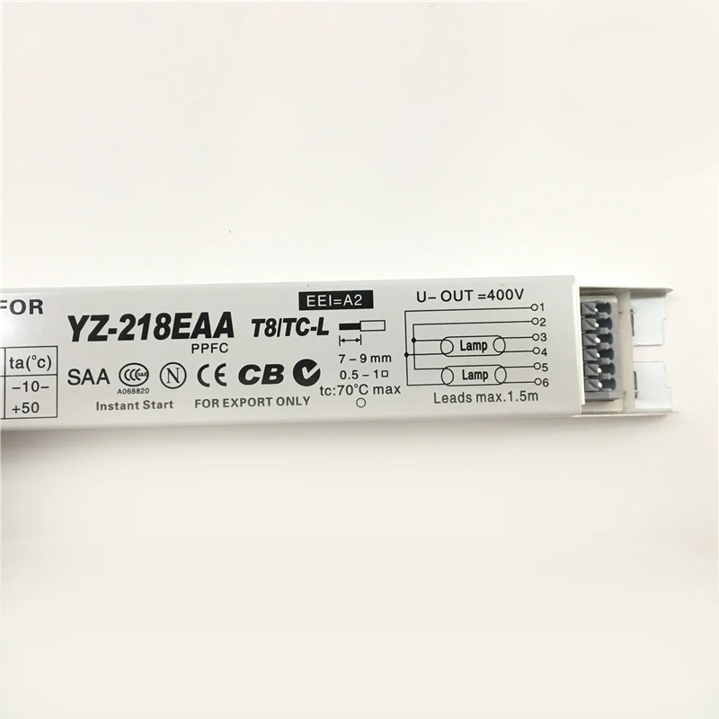 3AAA YZ-218EAA T8/TC-L 220V 2X18 Вт 2X15W электронный балласт для аварийного освещения Управление Системы