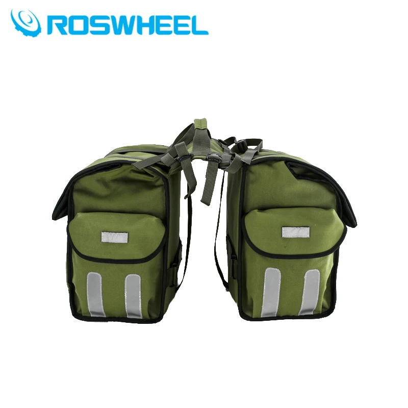 Roswheel велосипед мешок сзади холщевая сумка 50l навесная задняя велосипедная