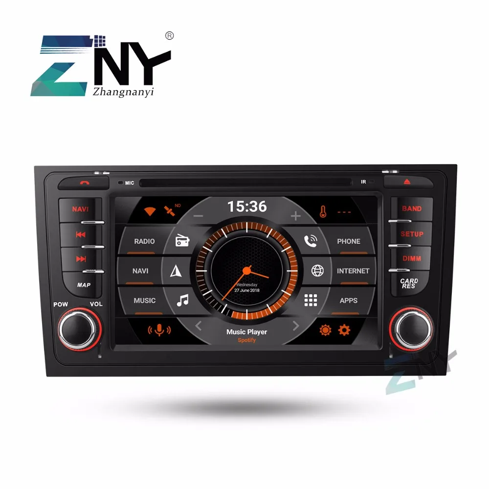 Excellent 7" IPS Android 9 Car DVD Autoradio For Audi A6 S6 RS6 2 Din GPS Navigation Multimedia Stereo FM Audio Video Player Gift Camera 0