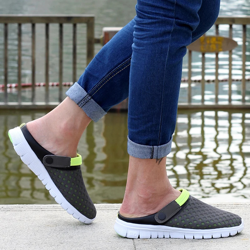 Летняя обувь мужские сандалии пляжные шлепанцы кроссовки Zuecos Sandalias zapatos hombre