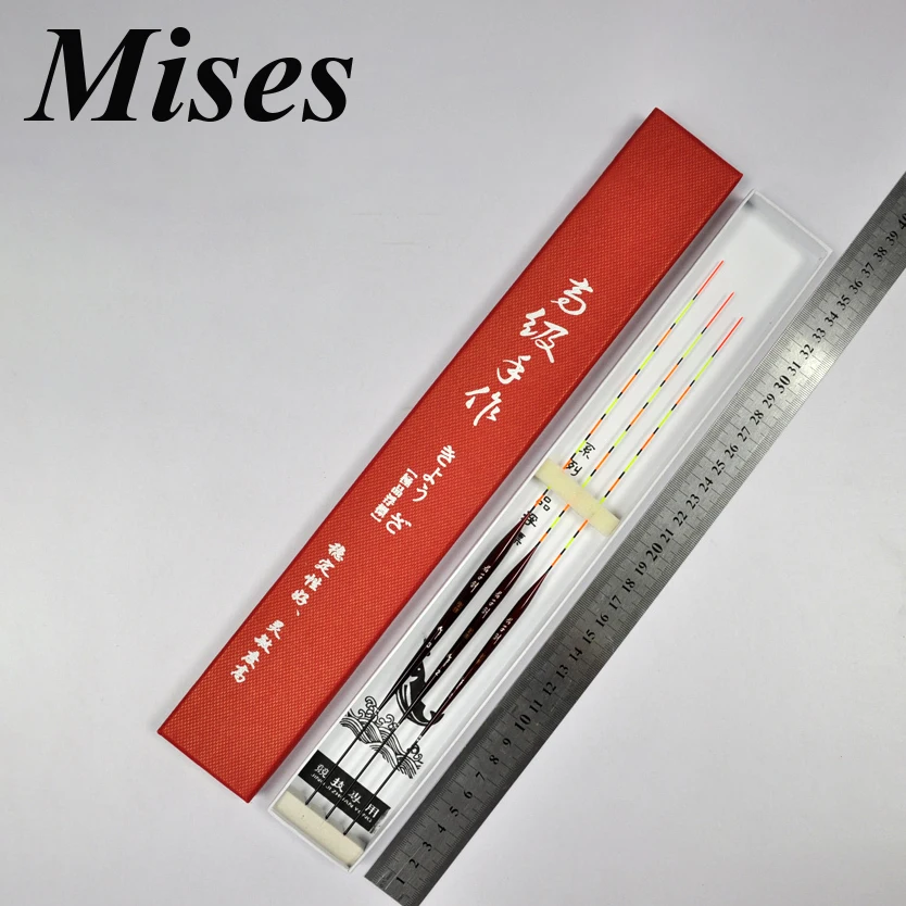 

Mises Barguzinsky Fir Fishing Float 31.5cm 32cm 33cm Box-packed Fine Tail Vertical Type Carp Taiwan Fishing Buoy Fishing Gear