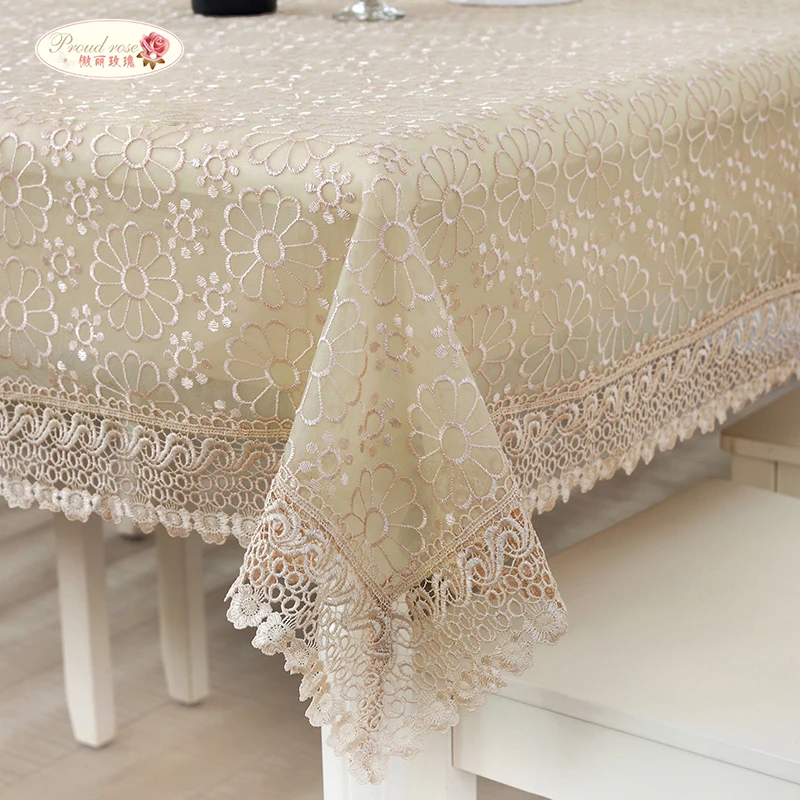 ارتفع فخور الرعوية الدانتيل مفارش المائدة طاولة شفافة القماش مستطيلة المطرزة جولة مفرش طاولة الزفاف الديكور ارتفع فخور الرعوية الدانتيل مفارش المائدة طاولة شفافة القماش مستطيلة المطرزة جولة مفرش طاولة الزفاف الديكور