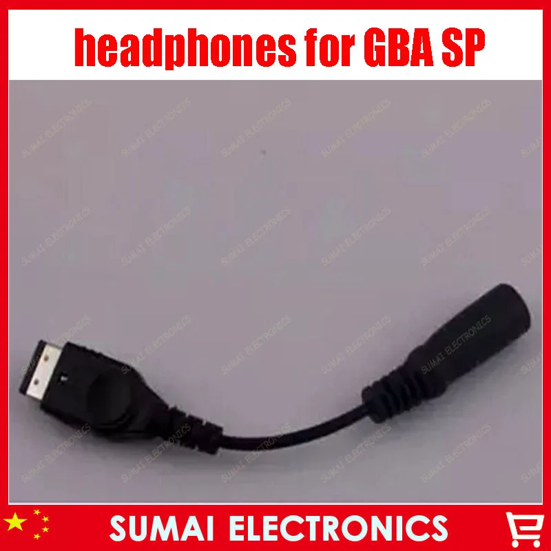 100pcs New 3.5mm Headphone Earphone Jack Adapter Cord Cable For Gameboy