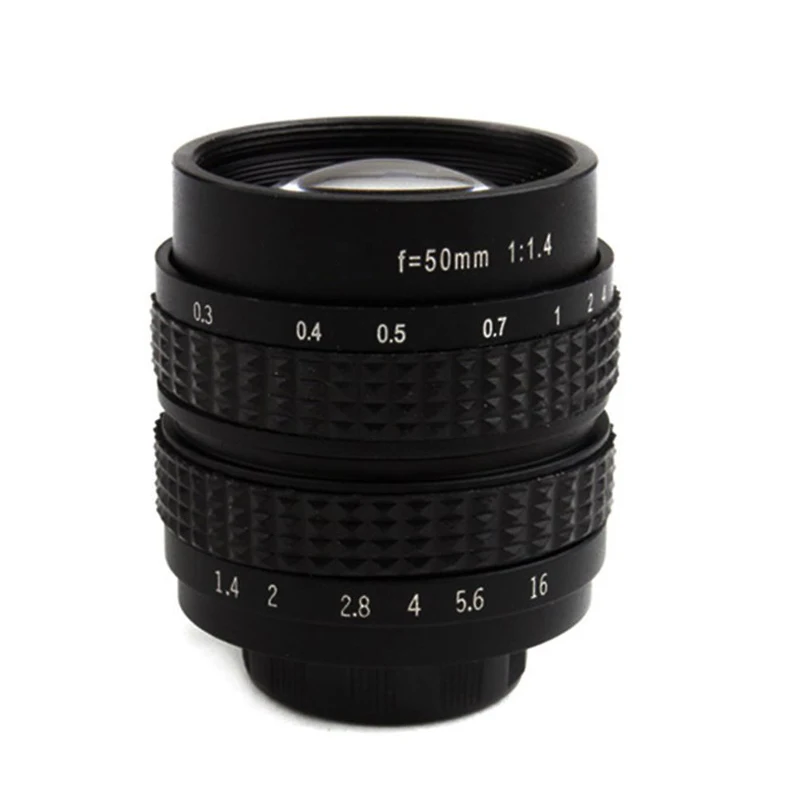 50 мм F1.4 CC TV объектив для видеосъемки + Штатив SONY E Mount NEX3 NEX6 NEX7 A6500 A6300 A6000