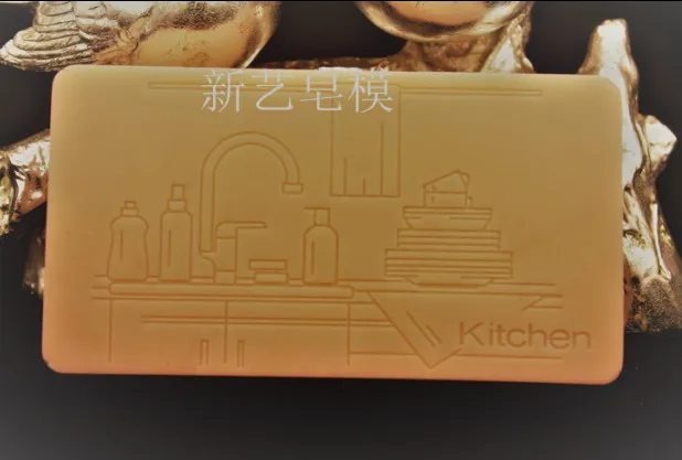 

Kitchen Design Handmade Soap Mold DIY Silicone Molds for Natural Soap Bar