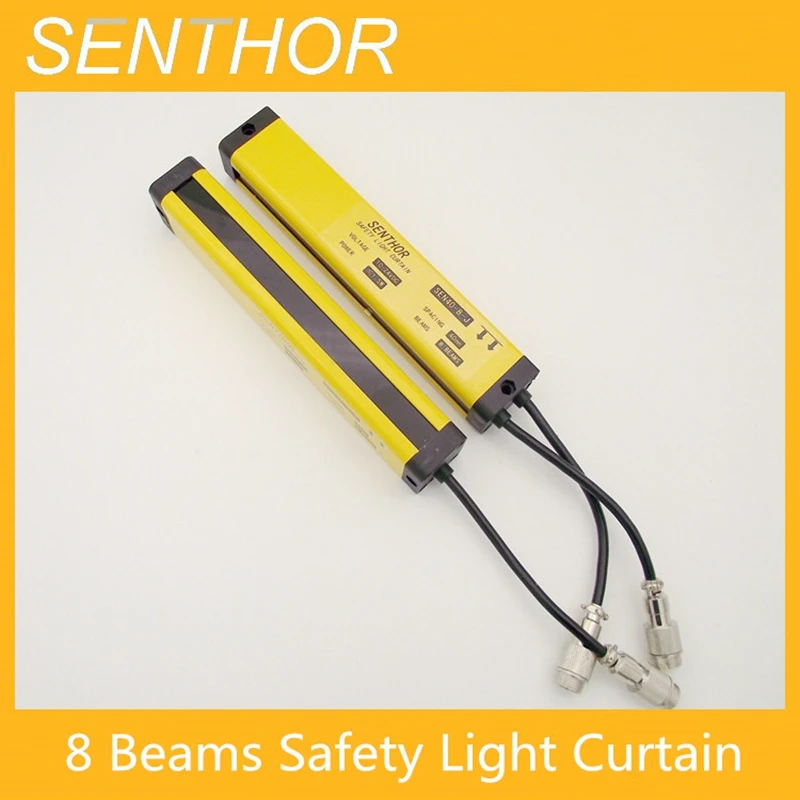 

8 beams points protecting light curtain, safety grating hydraulic protection punch sensor photoelectric, reduce work injury