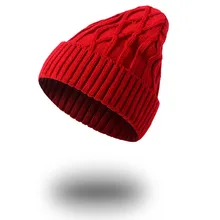 KLV новые зимние осенние мужские s женские вязаные шерстяные зимние фетровые шляпы больших размеров шапочка шапка теплые зимние шапки для мужчин