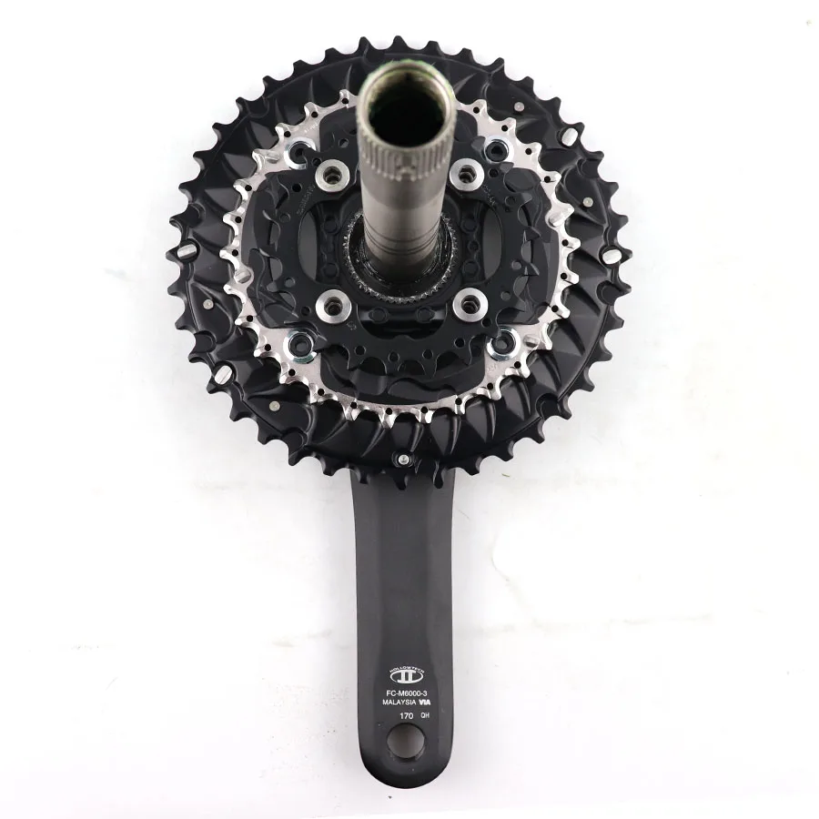 Велосипедный комплект SHIMANO DEORE FC M6000 2x10 3x10 Speed mtb шатун с нижним кронштейном BB52 40 30 22T