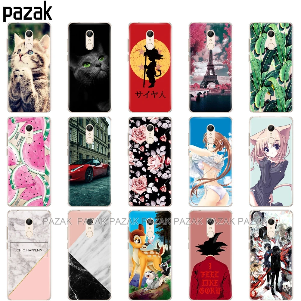 Silicone phone Case For Xiaomi Redmi 5 5.7 inch Xiaomi Redmi 5 Plus 5.99 Inch Case for hongmi Redmi 5 / 5plus soft TPU