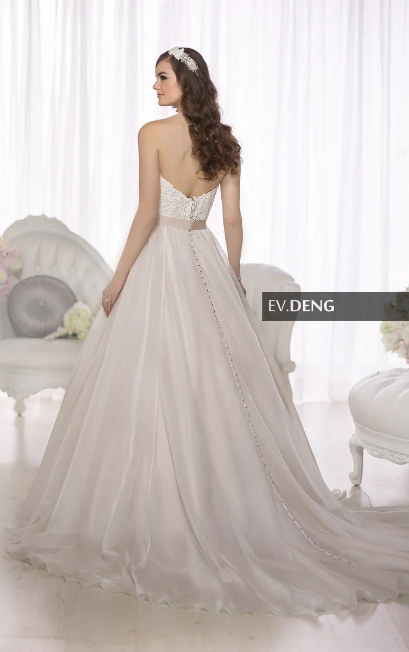 Robe de mariage ленты пояса Кнопка casamento vestido de noiva Милая кружево свадебное платье Мать невесты платья для женщин