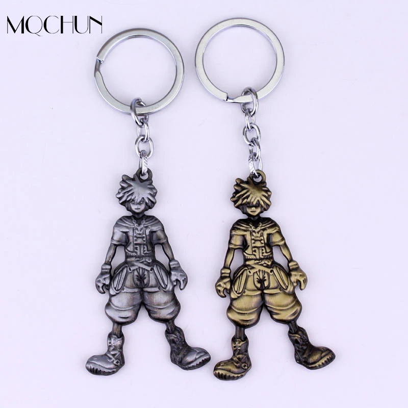 

Hot MQCHUN Movie Kingdom Hearts Keyblade Keychain Metal Alloy kingdom hearts cosplay Keychain Jewelry For Fans Christmas Gift