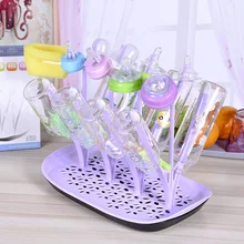 Baby Bottle Drying Rack 4 Colors Baby Feeding Bottles Cleaning Drying Rack Storage Nipple Shelf Baby Pacifier Feeding Cup Holder