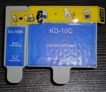 

2pcs Compatible kodak 10 black ink cartridge kodak 10 color