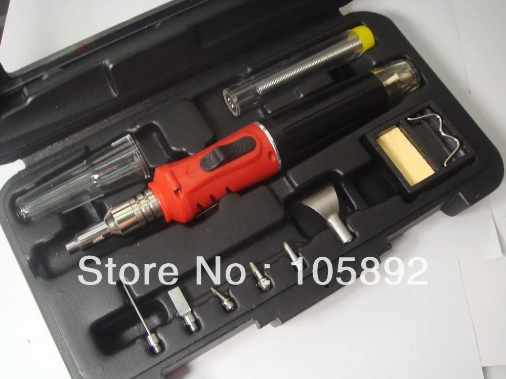 Free shipping 10 in1 Butane Gas Soldering Irons DIY Kit Tool Set Gas soldering lighter Free shipping 10 in1 Butane Gas Soldering Irons DIY Kit Tool Set Gas soldering lighter