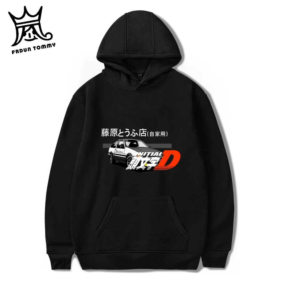 Мужская толстовка FRDUN TOMMY CAR с принтом дрифта AE86 Initial D Harajuku длинным рукавом крутая