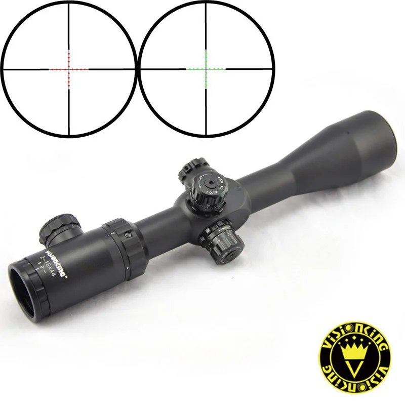Visionking 2x 16x44DL Trajectory Lock Rifle Scope FMC Tactical Hunting