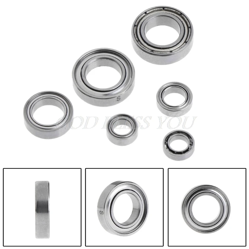 حررت سفينة الصيد أداة اكسسوارات مختومة محامل الفولاذ المقاوم للصدأ بكرة التبعي 6 حجم ل SHIMANO دايوا الصيد بكرة تحمل