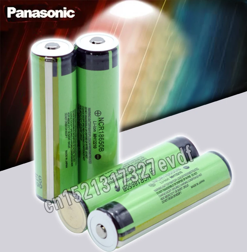 Panasonic NCR18650B 3,7 v 3400mah 18650 литиевая аккумуляторная батарея фонарик батареи с защитой от PCB