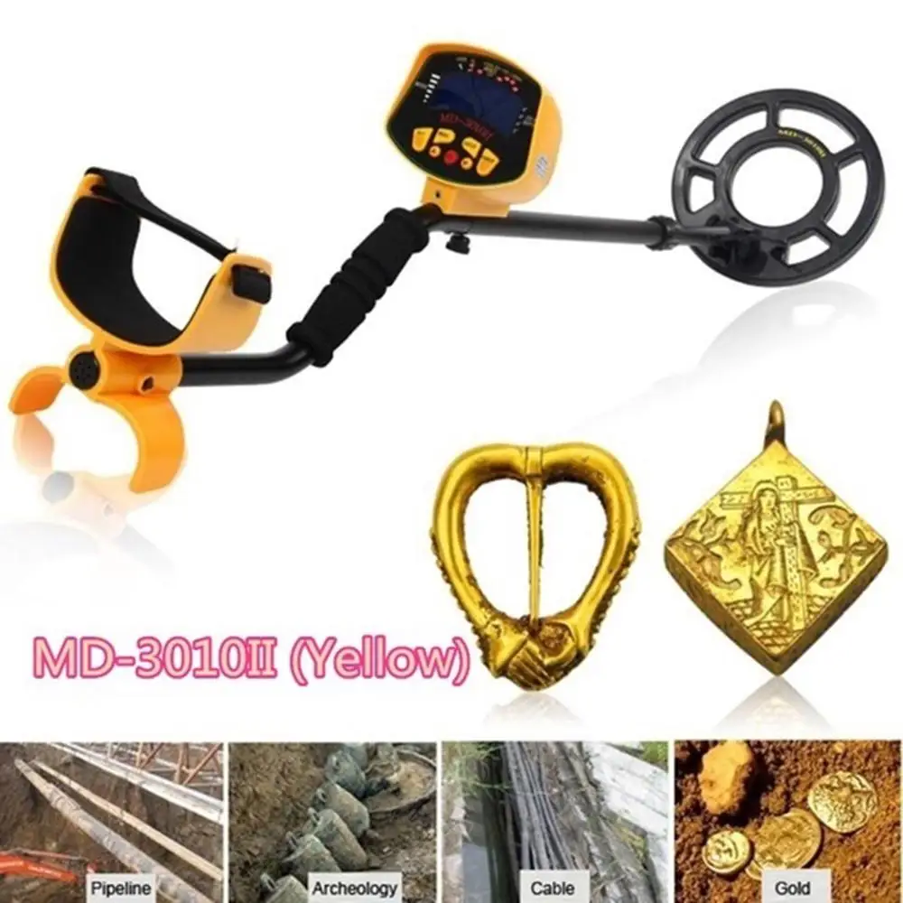 MD3010II Metal Detector Underground Professional Gold Metal Detector Sale MD-3010II LCD Display Pinpionter Treasure Hunter