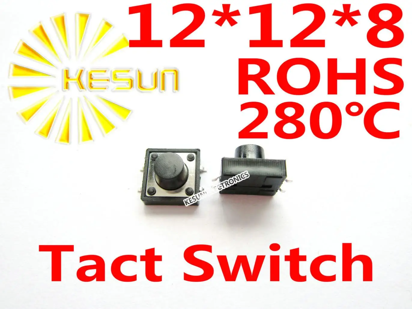 

FREE SHIPPING 1000PCS SMD 12X12X8MM Tactile Tact Push Button Micro Switch Momentary ROHS