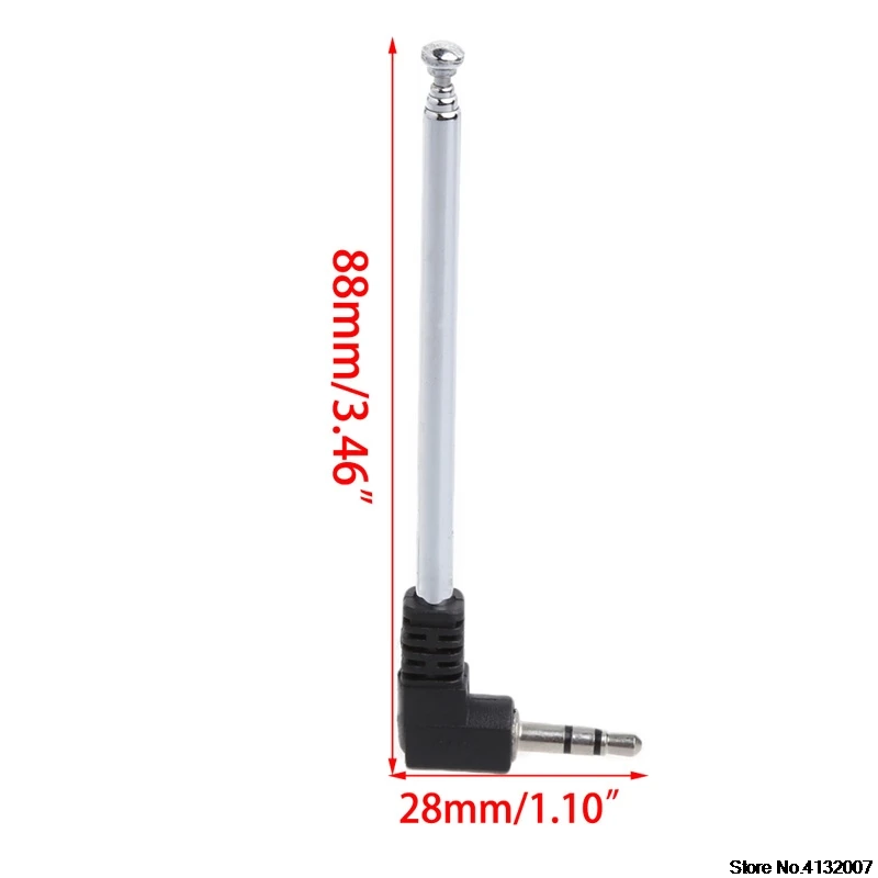 

High Quality 3.5mm Radio Receiver Antenna Stainless Steel Multi-Purpose Interface FM Radio 828 Promotion
