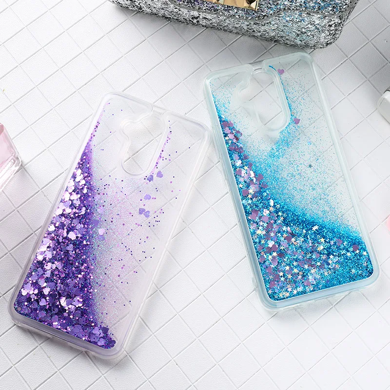 

Dynamic Liquid Case For Huawei P smart 2018 Mate 20 Lite 10 9 Pro Plus Case Glitter Bumper Nova 3 3i 2s 2i 4 P9 lite mini Cover