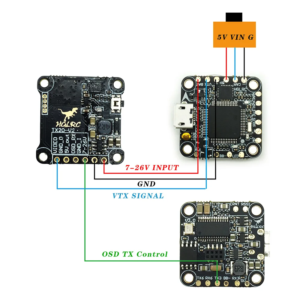 F440 TX20.V2 F4 Дрон Контроллер полета OSD 4в1 40A Blheli_S ESC 5 8G FPV RC передатчик для гоночного